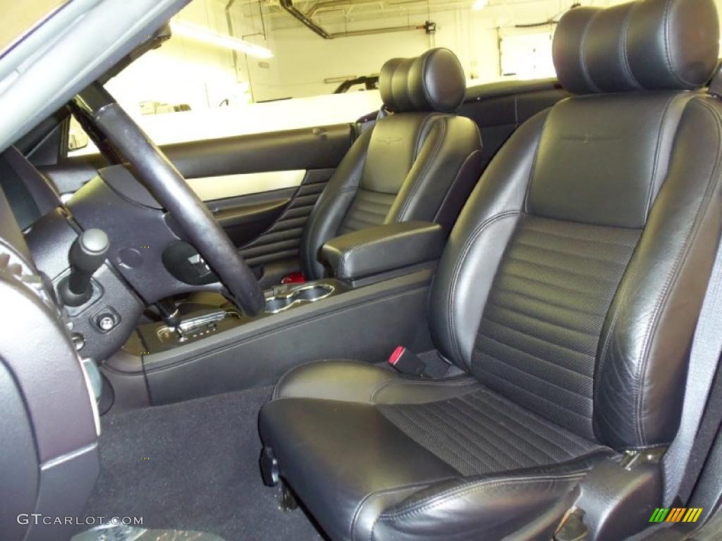 Black Ink Interior 2003 Ford Thunderbird Premium Roadster Photo #48067742