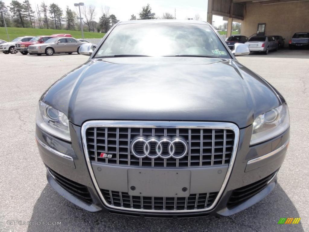 Daytona Grey Pearl Effect 2009 Audi S8 5.2 quattro Exterior Photo #48067754