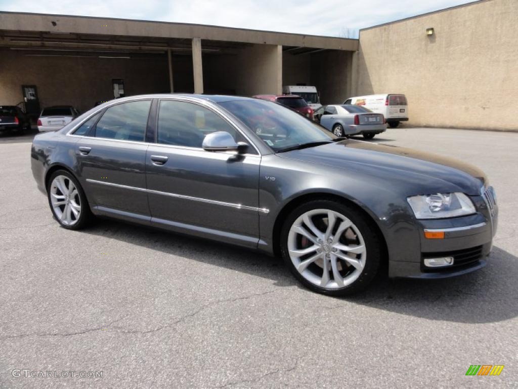 Daytona Grey Pearl Effect 2009 Audi S8 5.2 quattro Exterior Photo #48067796