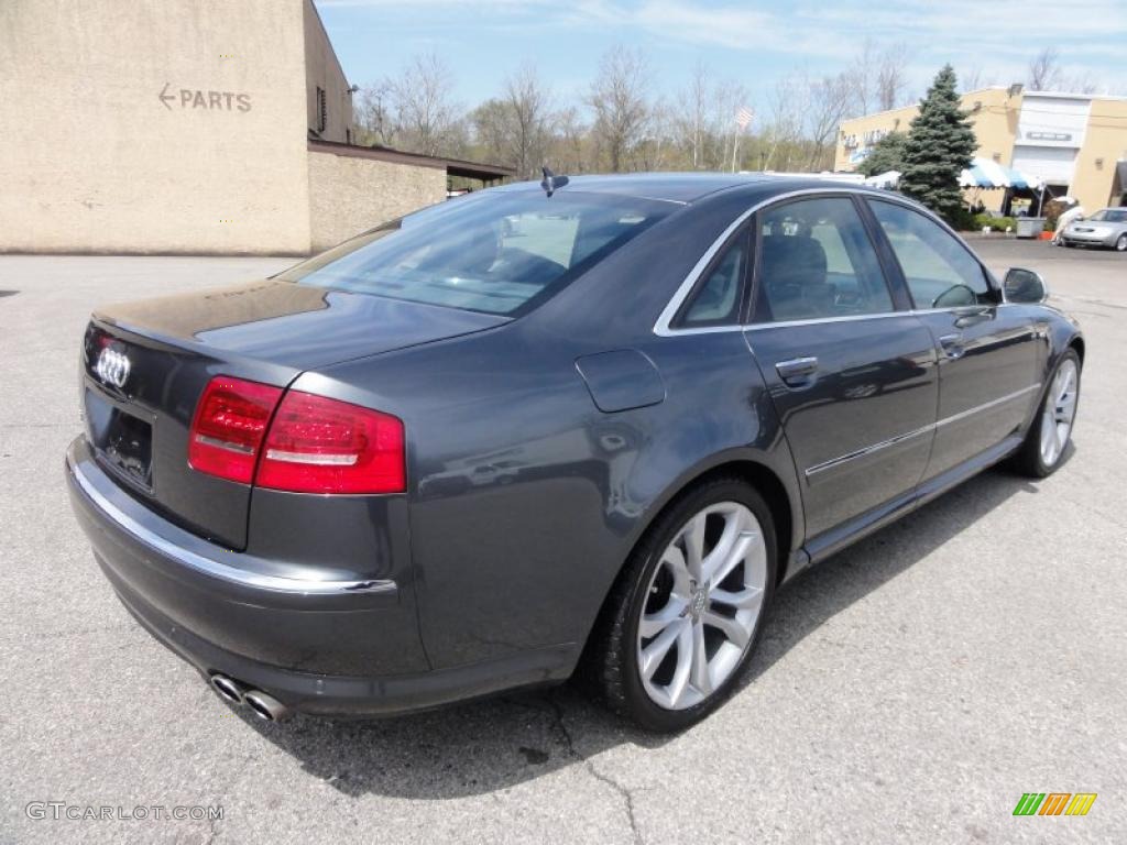 Daytona Grey Pearl Effect 2009 Audi S8 5.2 quattro Exterior Photo #48067817