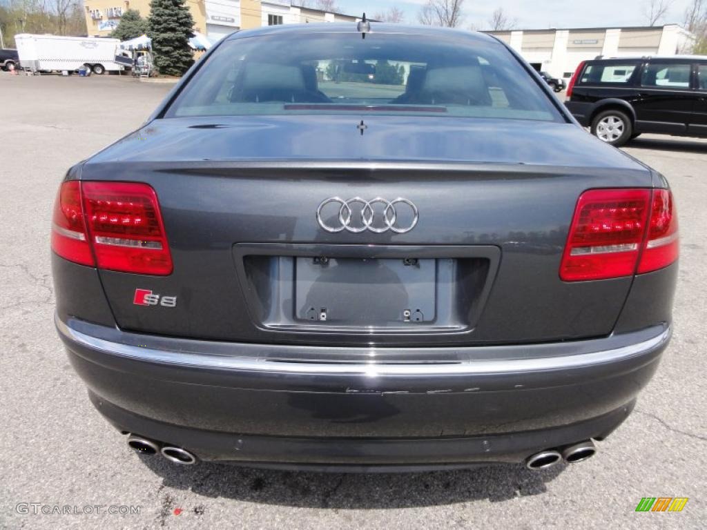 Daytona Grey Pearl Effect 2009 Audi S8 5.2 quattro Exterior Photo #48067856