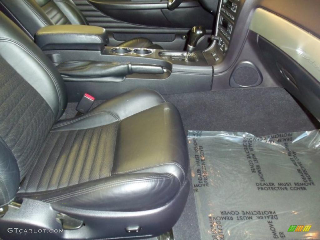 Black Ink Interior 2003 Ford Thunderbird Premium Roadster Photo #48067862