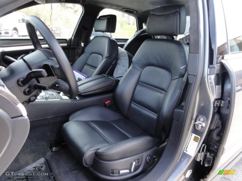Black Valcona Leather Interior 2009 Audi S8 5.2 quattro Photo #48067976