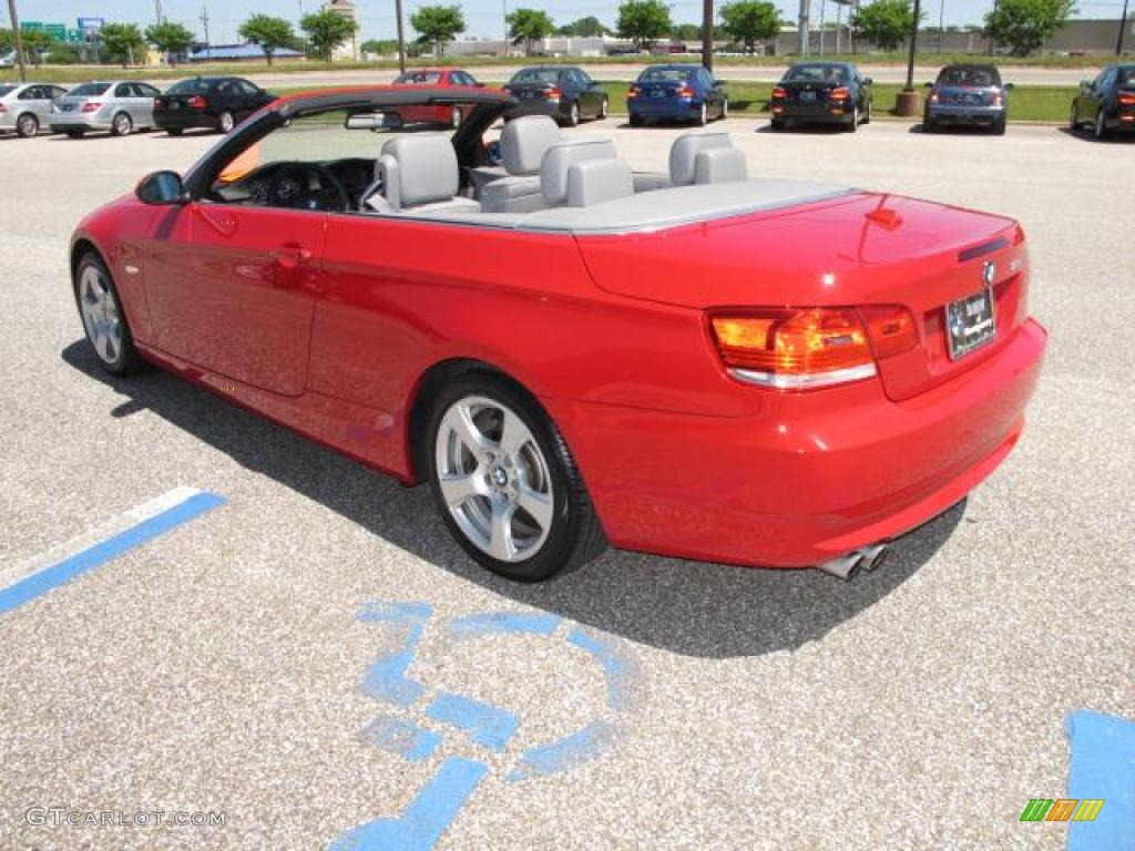 2008 3 Series 328i Convertible - Crimson Red / Gray photo #6