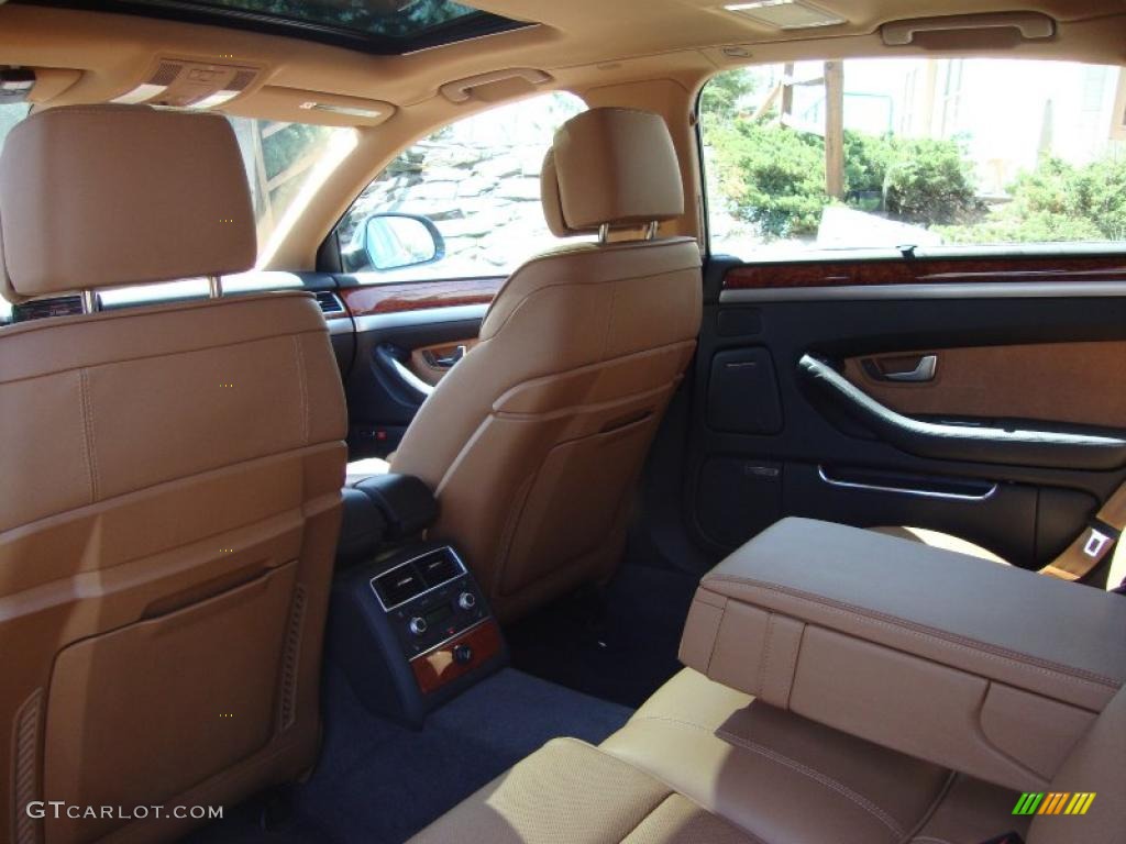 2008 A8 L 4.2 quattro - Oyster Gray Metallic / Amaretto photo #29