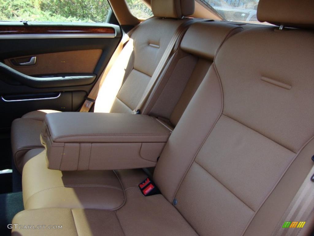 2008 A8 L 4.2 quattro - Oyster Gray Metallic / Amaretto photo #30