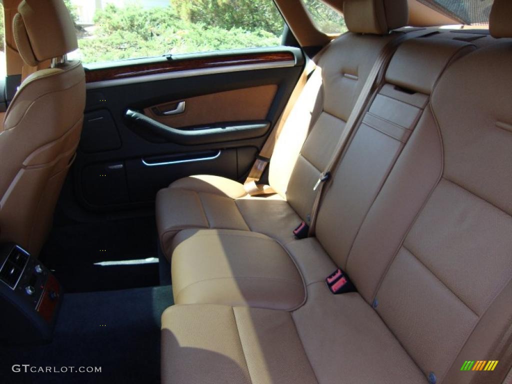 2008 A8 L 4.2 quattro - Oyster Gray Metallic / Amaretto photo #31
