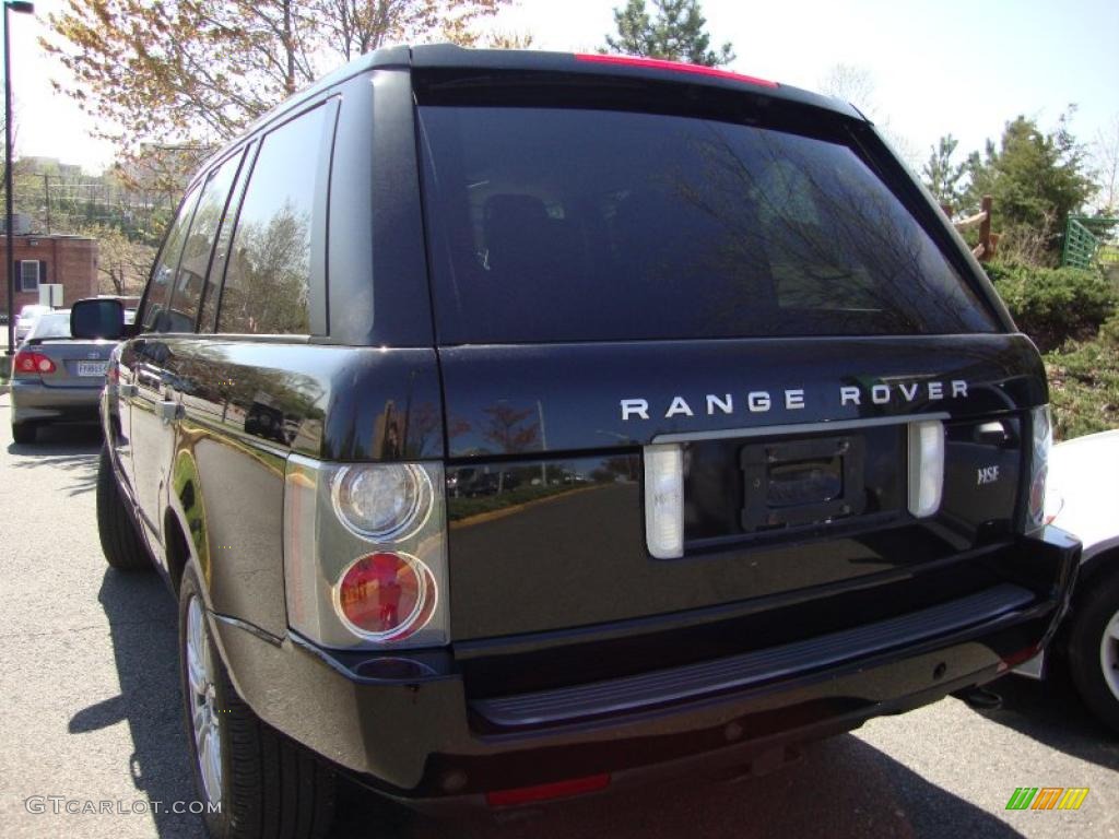 2009 Range Rover HSE - Santorini Black Metallic / Jet Black/Jet Black photo #5