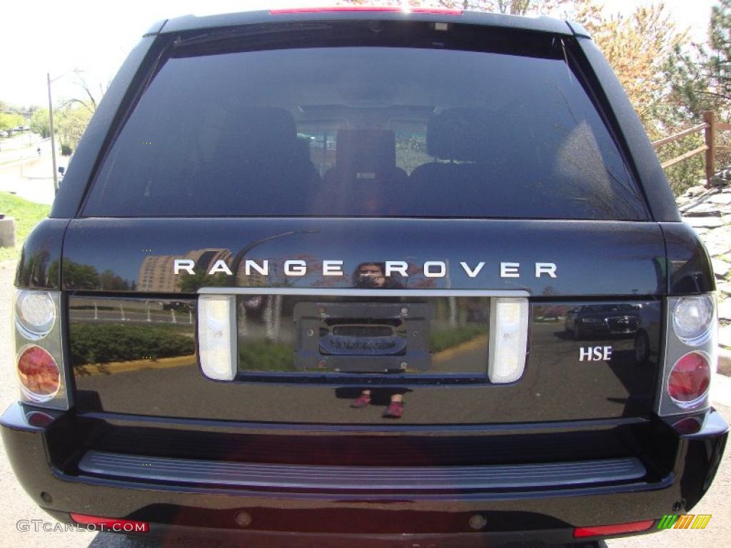 2009 Range Rover HSE - Santorini Black Metallic / Jet Black/Jet Black photo #6