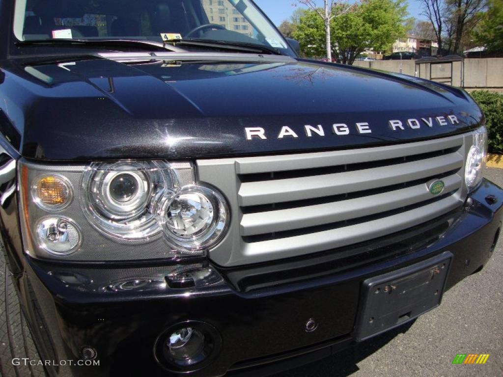 2009 Range Rover HSE - Santorini Black Metallic / Jet Black/Jet Black photo #10