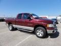 2003 Dark Garnet Red Pearl Dodge Ram 1500 SLT Quad Cab 4x4  photo #5