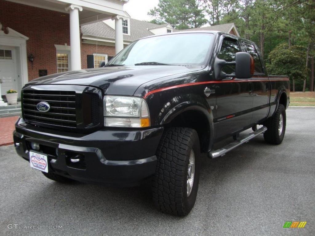 Black Ford F250 Super Duty