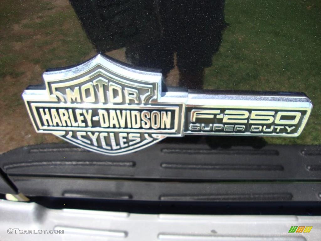 2004 F250 Super Duty Harley Davidson Crew Cab 4x4 - Black / Black photo #12