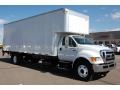2008 Oxford White Ford F750 Super Duty XL Chassis Regular Cab Moving Truck  photo #1