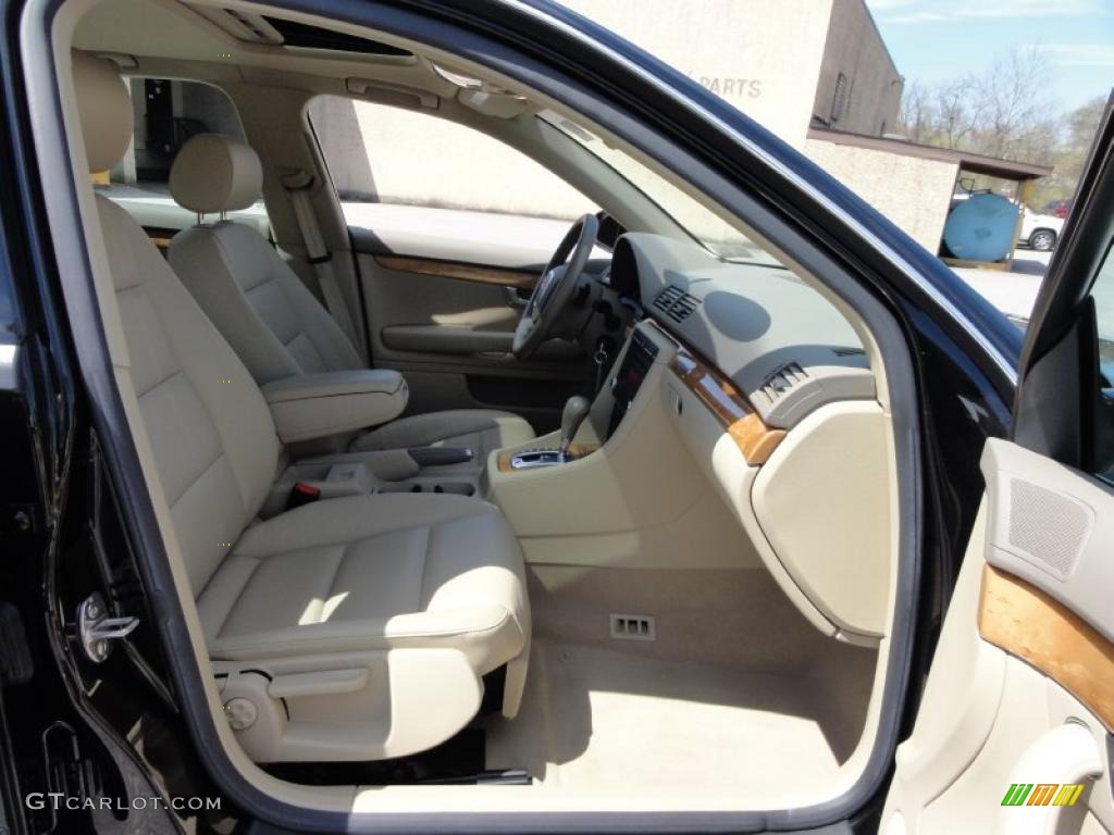 2008 A4 2.0T quattro S-Line Sedan - Brilliant Black / Beige photo #20