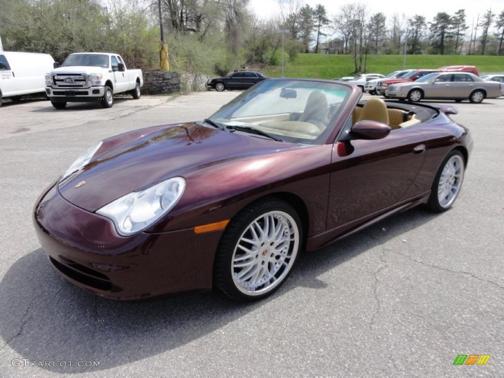 Carmon Red Metallic 2004 Porsche 911 Carrera Cabriolet Exterior Photo #48071624