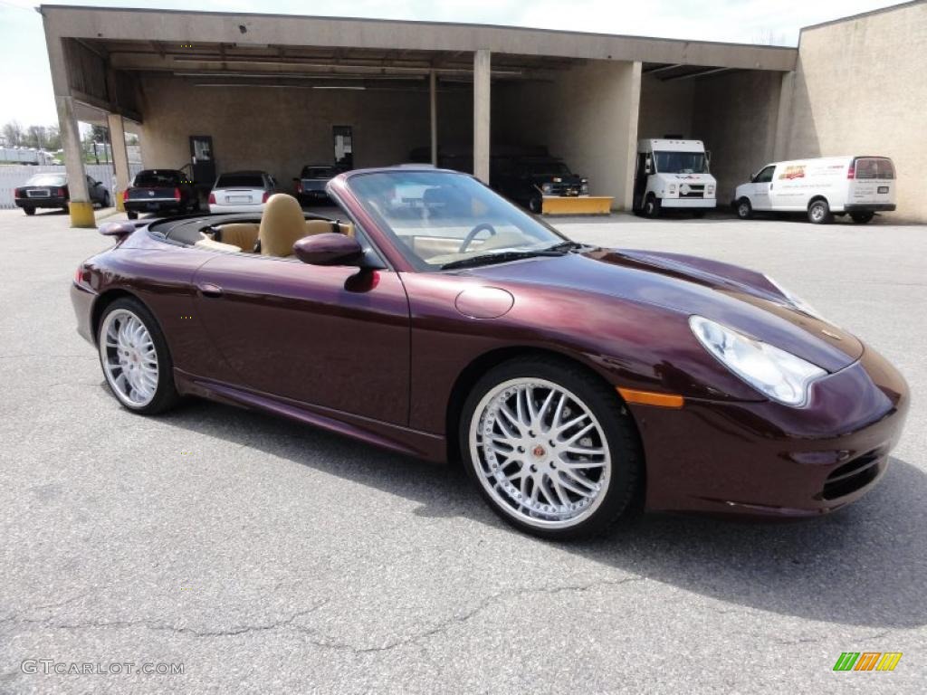 Carmon Red Metallic 2004 Porsche 911 Carrera Cabriolet Exterior Photo #48071678
