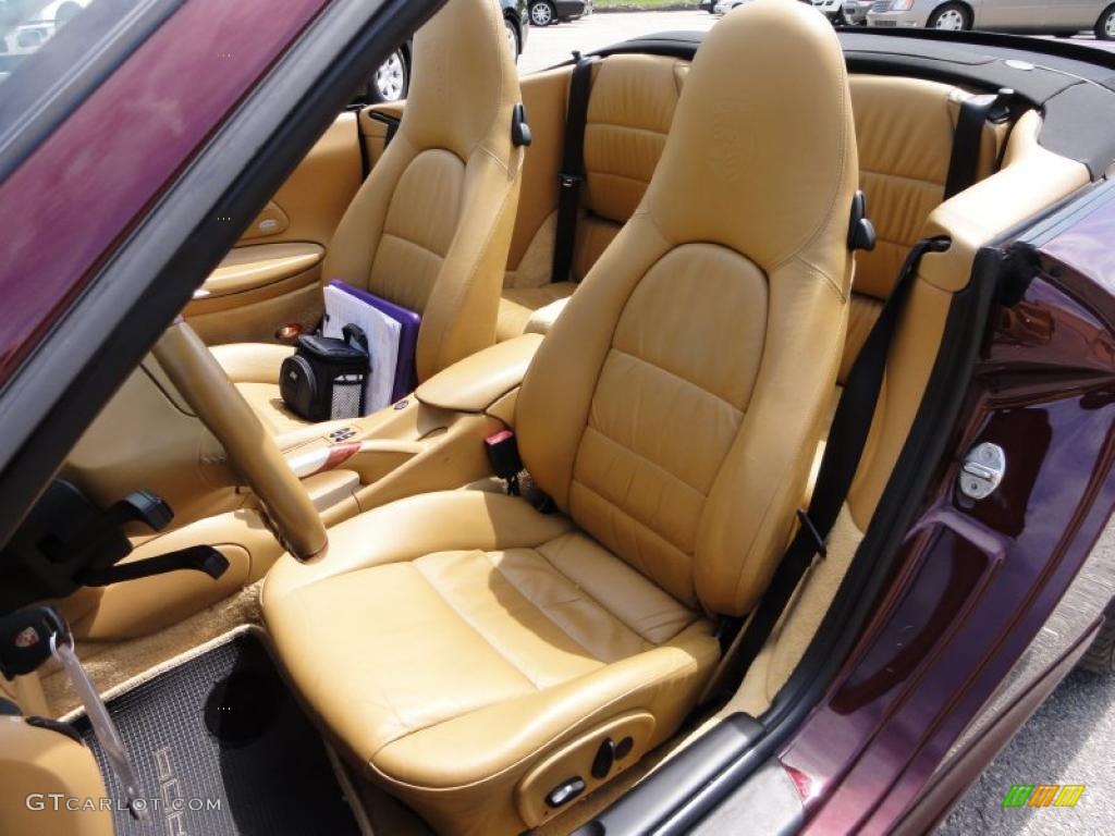 Savanna Beige Interior 2004 Porsche 911 Carrera Cabriolet Photo #48071756