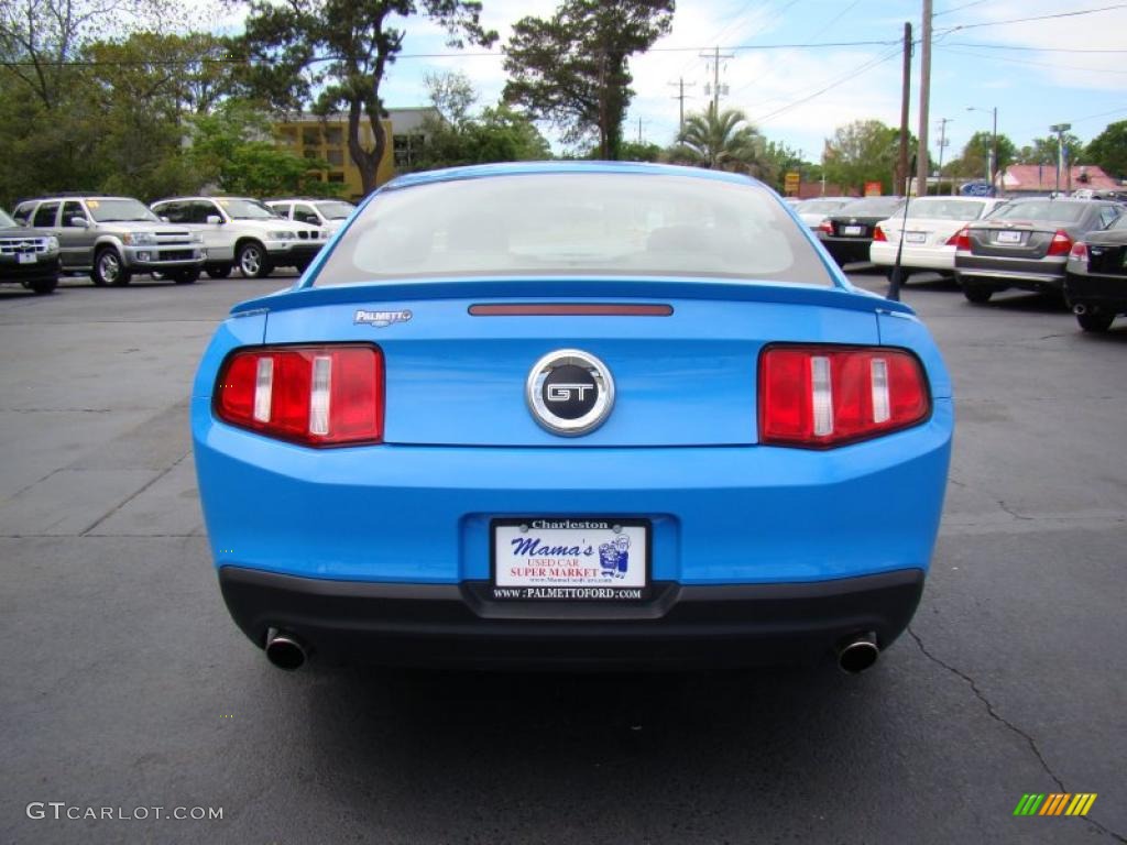 2010 Mustang GT Coupe - Grabber Blue / Charcoal Black photo #7