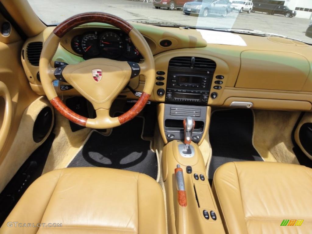2004 Porsche 911 Carrera Cabriolet Savanna Beige Dashboard Photo #48071951