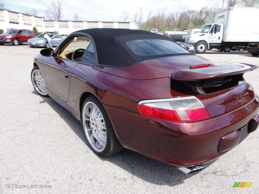 Carmon Red Metallic 2004 Porsche 911 Carrera Cabriolet Exterior Photo #48072062