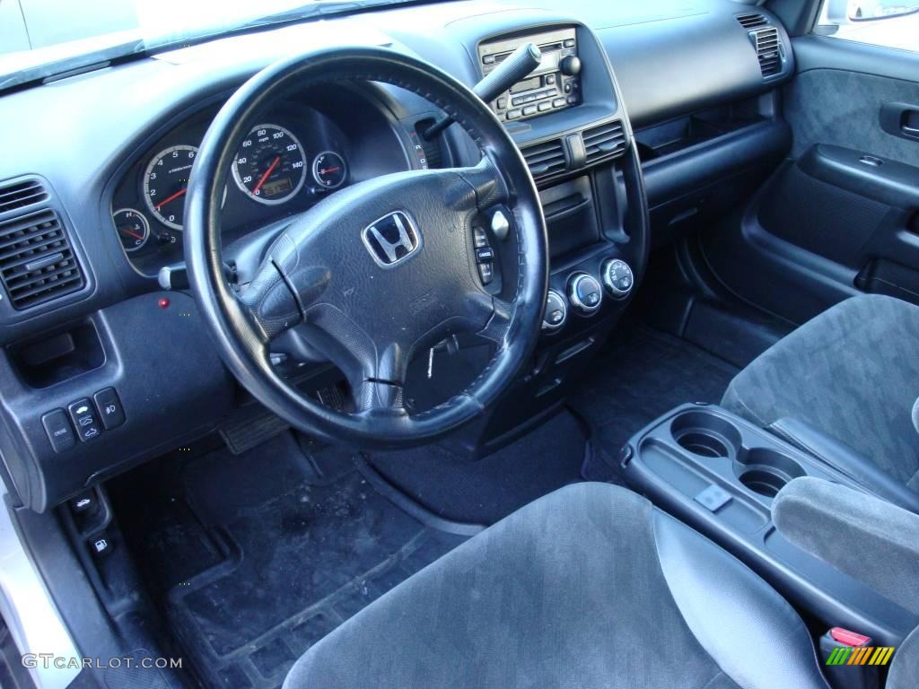 2003 CR-V EX 4WD - Satin Silver Metallic / Black photo #14