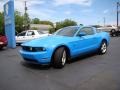 2010 Grabber Blue Ford Mustang GT Coupe  photo #30
