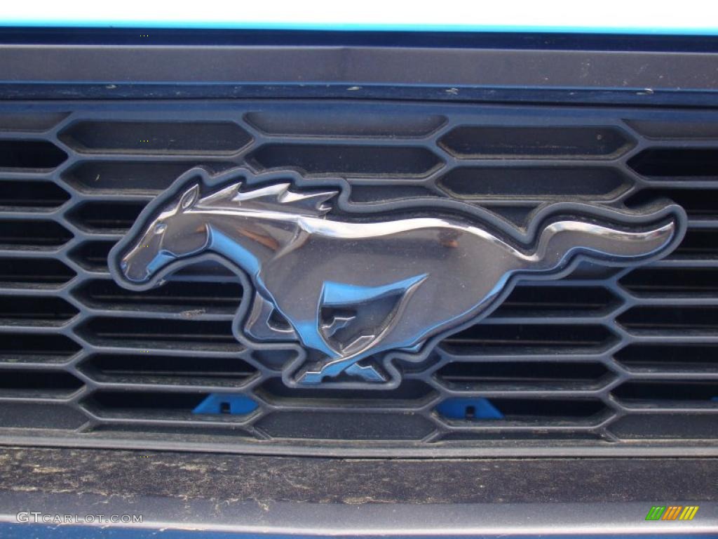 2010 Mustang GT Coupe - Grabber Blue / Charcoal Black photo #33