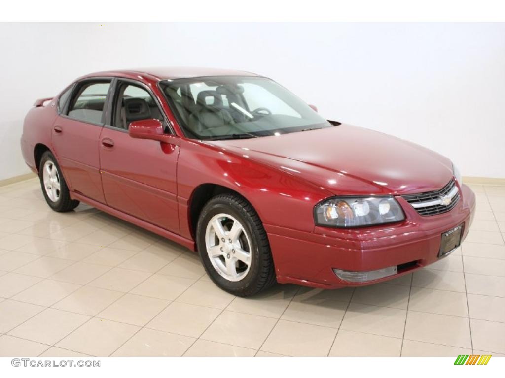 2005 Impala LS - Sport Red Metallic / Medium Gray photo #1