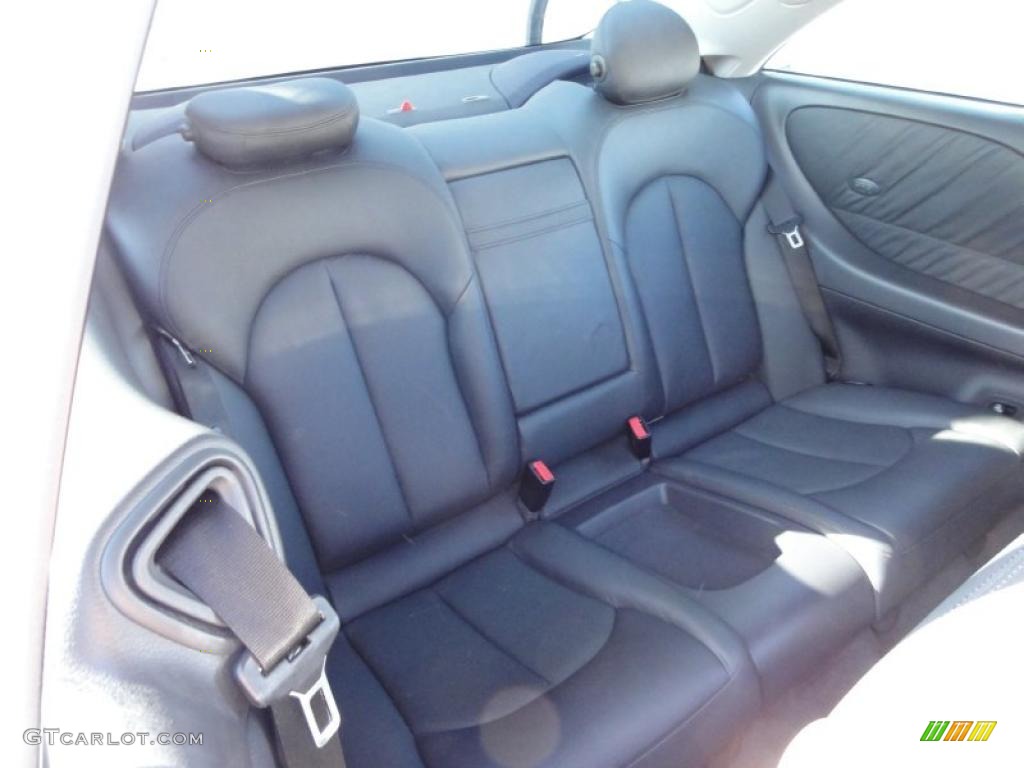 Charcoal Interior 2003 Mercedes-Benz CLK 320 Coupe Photo #48073238