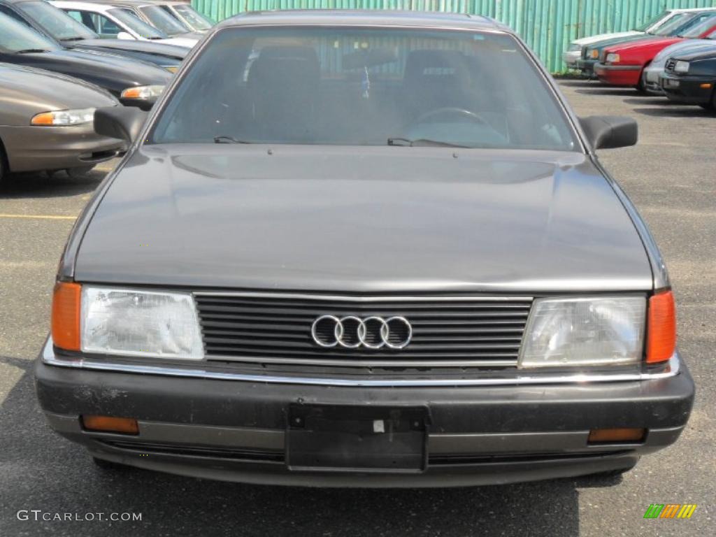 Stone Grey Metallic 1986 Audi 5000 S Sedan Exterior Photo #48073901