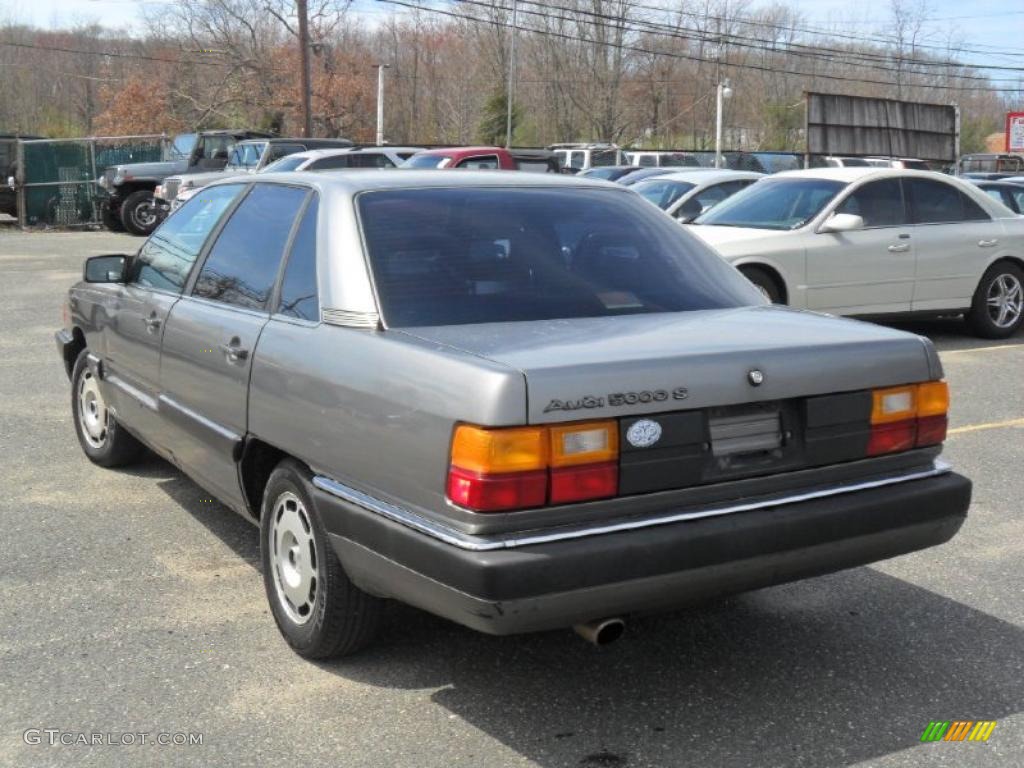 Stone Grey Metallic 1986 Audi 5000 S Sedan Exterior Photo #48073967