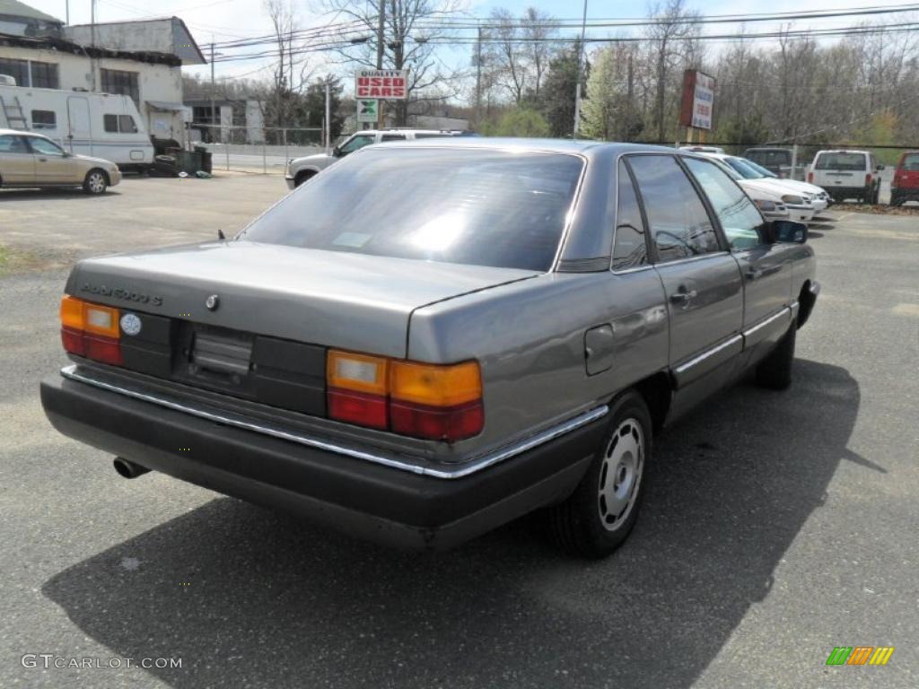 Stone Grey Metallic 1986 Audi 5000 S Sedan Exterior Photo #48073979