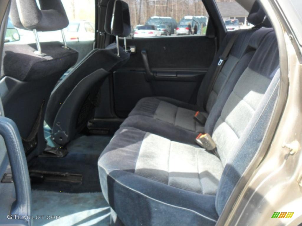 Marine Blue Interior 1986 Audi 5000 S Sedan Photo #48074021