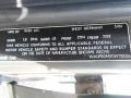 1986 Audi 5000 S Sedan Info Tag