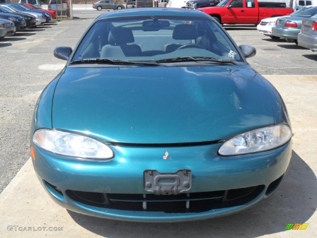 1996 Eclipse RS Coupe - Monarch Green Pearl / Gray photo #1
