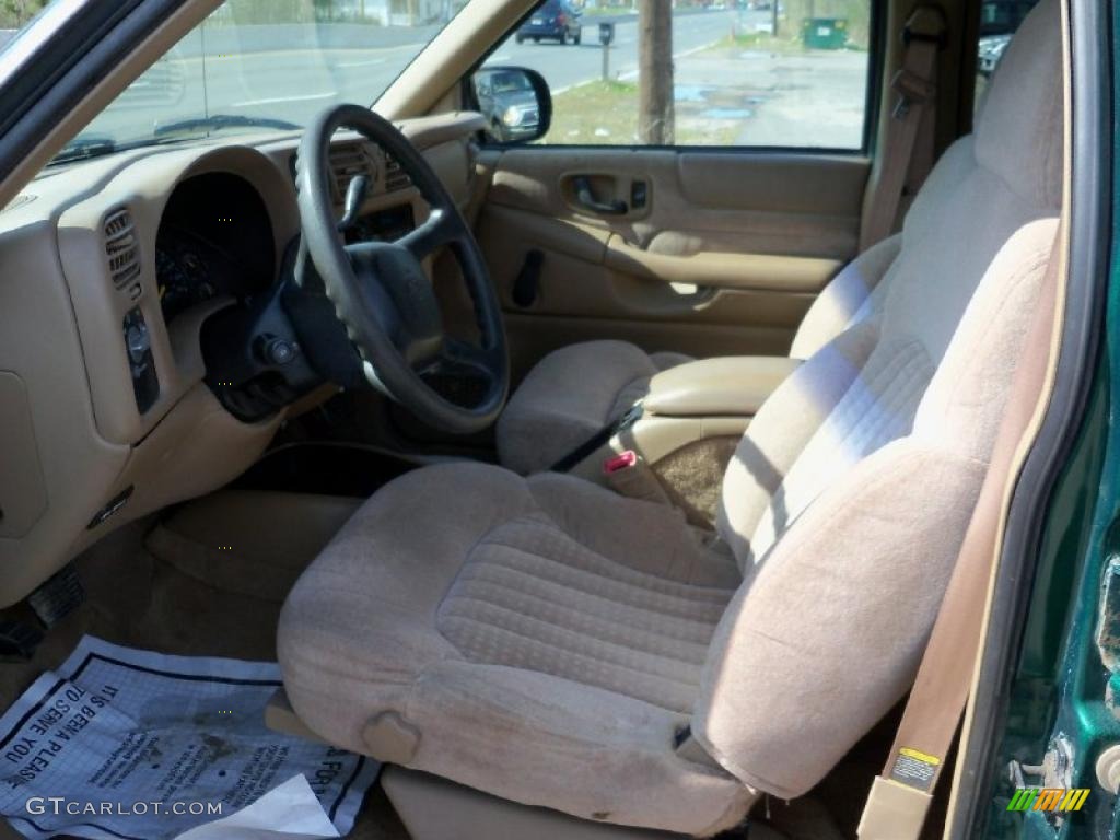 2000 Blazer LS 4x4 - Meadow Green Metallic / Medium Gray photo #10