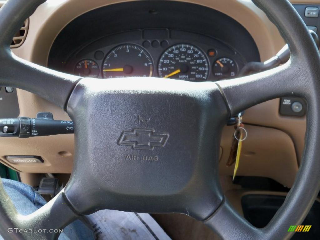 2000 Blazer LS 4x4 - Meadow Green Metallic / Medium Gray photo #12