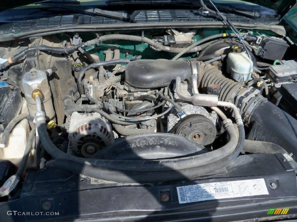 2000 Blazer LS 4x4 - Meadow Green Metallic / Medium Gray photo #15
