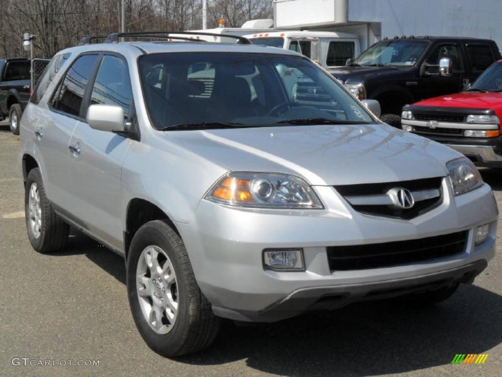 Starlight Silver Metallic 2004 Acura MDX Standard MDX Model Exterior Photo #48075405