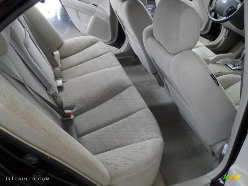 Beige Interior 2006 Hyundai Sonata GLS Photo #48076131