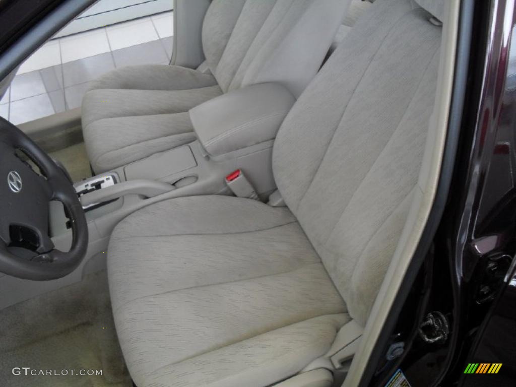 Beige Interior 2006 Hyundai Sonata GLS Photo #48076163