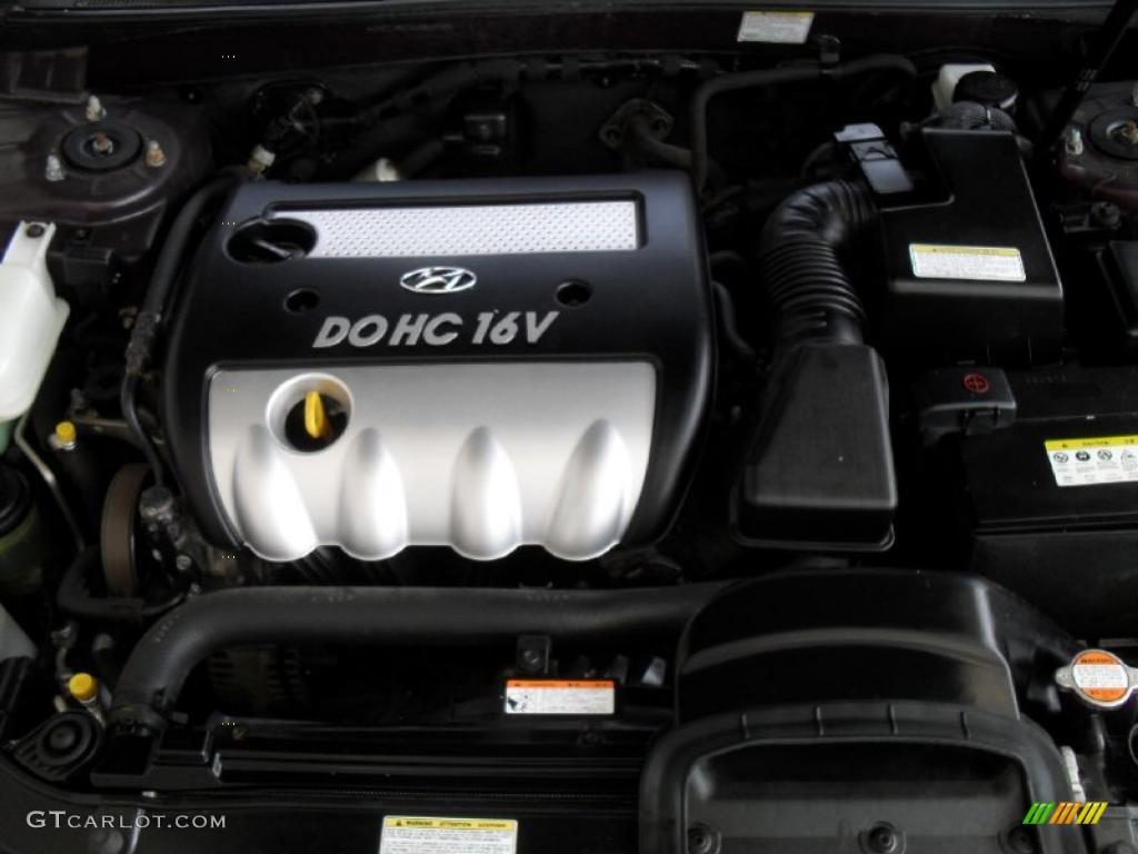 2006 Hyundai Sonata GLS 2.4 Liter DOHC 16V VVT 4 Cylinder Engine Photo #48076227