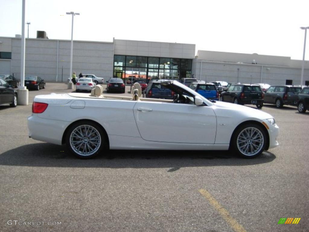 2011 3 Series 335i Convertible - Alpine White / Cream Beige Dakota Leather photo #6