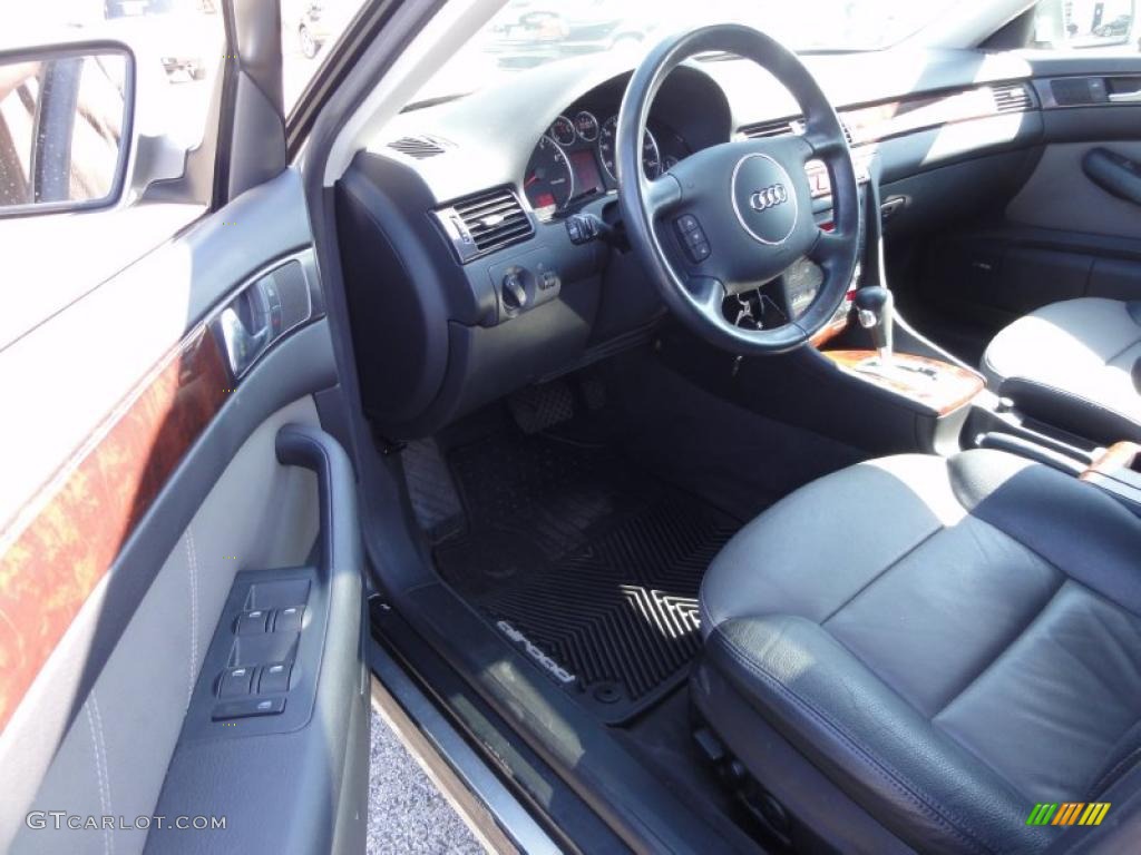 Platinum/Sabre Black Interior 2005 Audi Allroad 2.7T quattro Photo #48076809