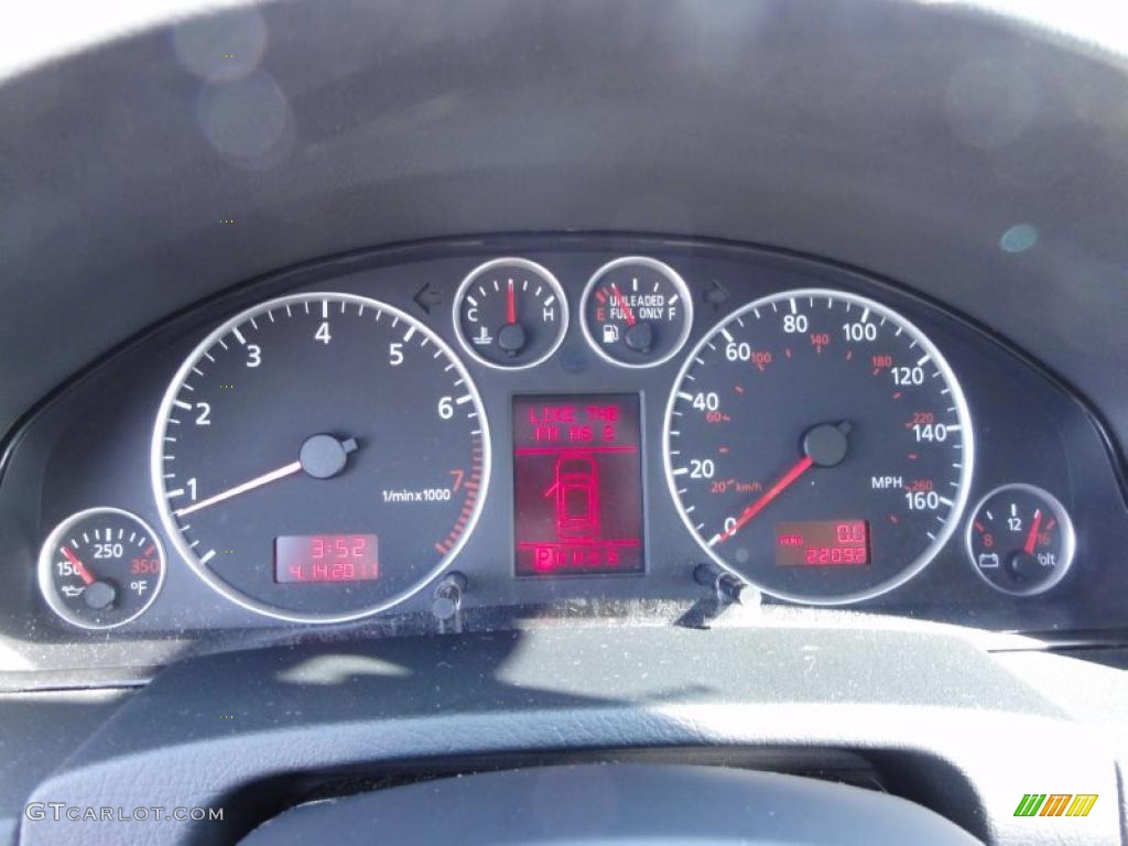 2005 Audi Allroad 2.7T quattro Gauges Photo #48077271