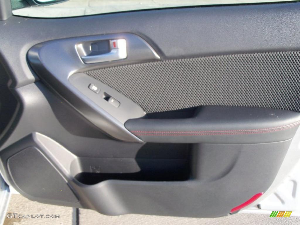 2011 Kia Forte SX 5 Door Black Door Panel Photo #48077409