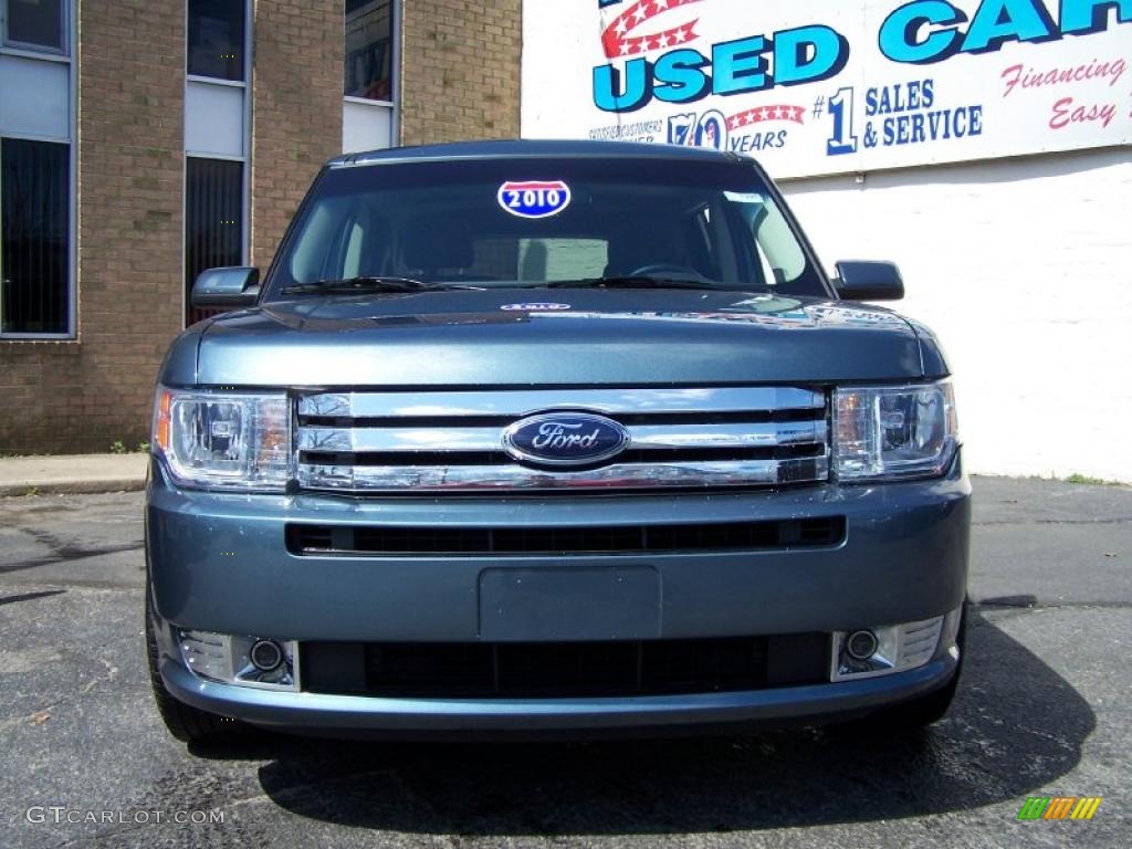 2010 Flex SEL - Steel Blue Metallic / Medium Light Stone photo #2