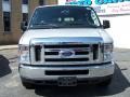 2010 Ingot Silver Metallic Ford E Series Van E350 XLT Passenger Extended  photo #2