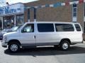 2010 Ingot Silver Metallic Ford E Series Van E350 XLT Passenger Extended  photo #3